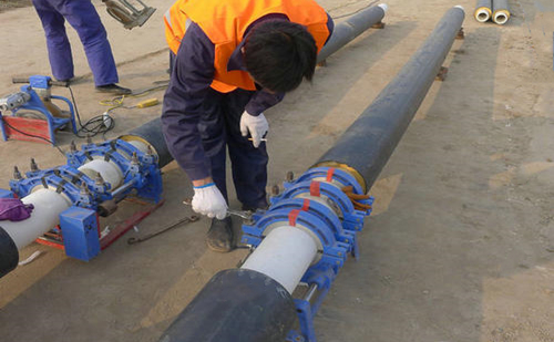 PE-RTII型溫泉管現場施工圖